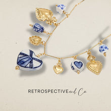 Load image into Gallery viewer, Cermaic Heart Charm Necklce