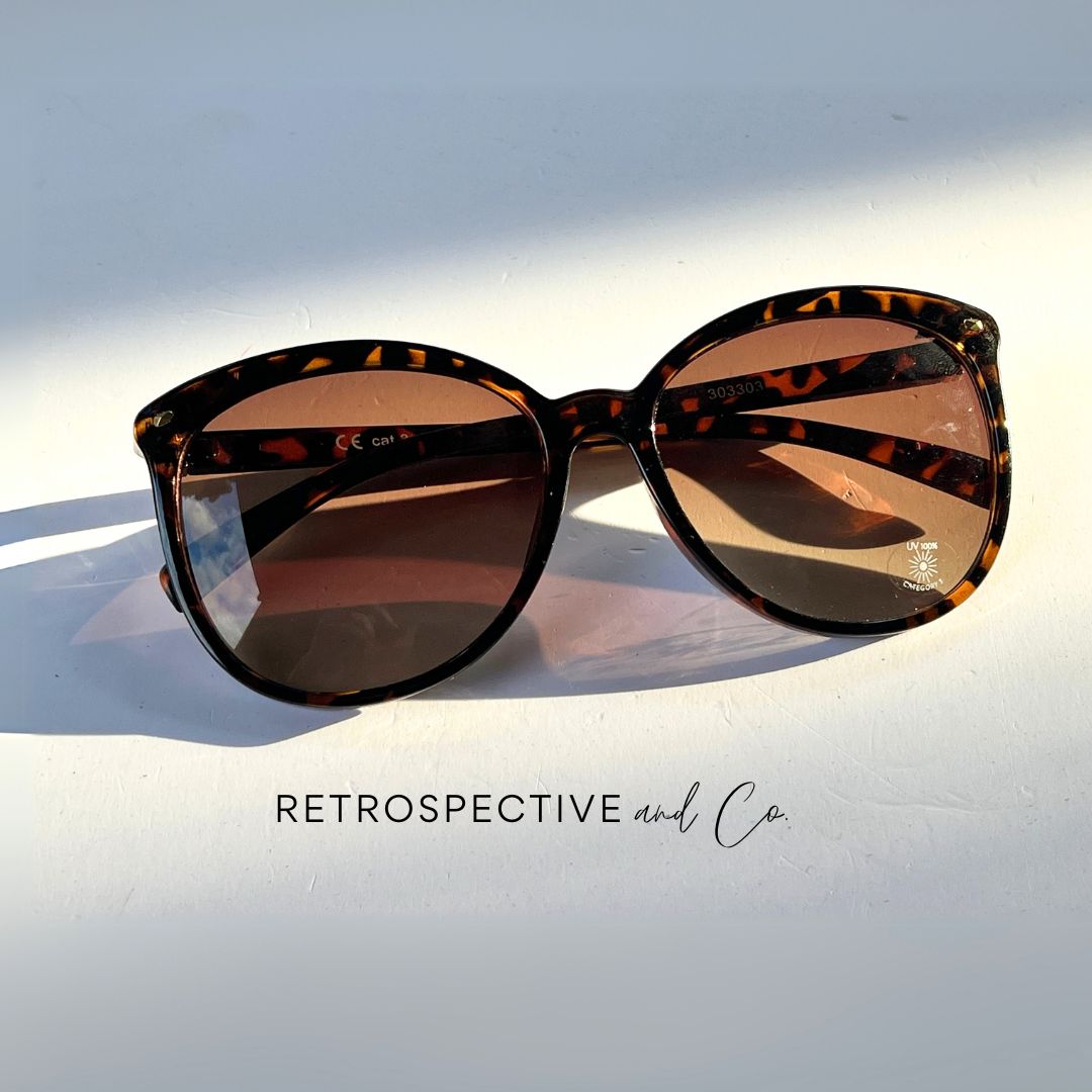 Caro large round Sunglasses [Tortoiseshell] – Red Hot Blue Design