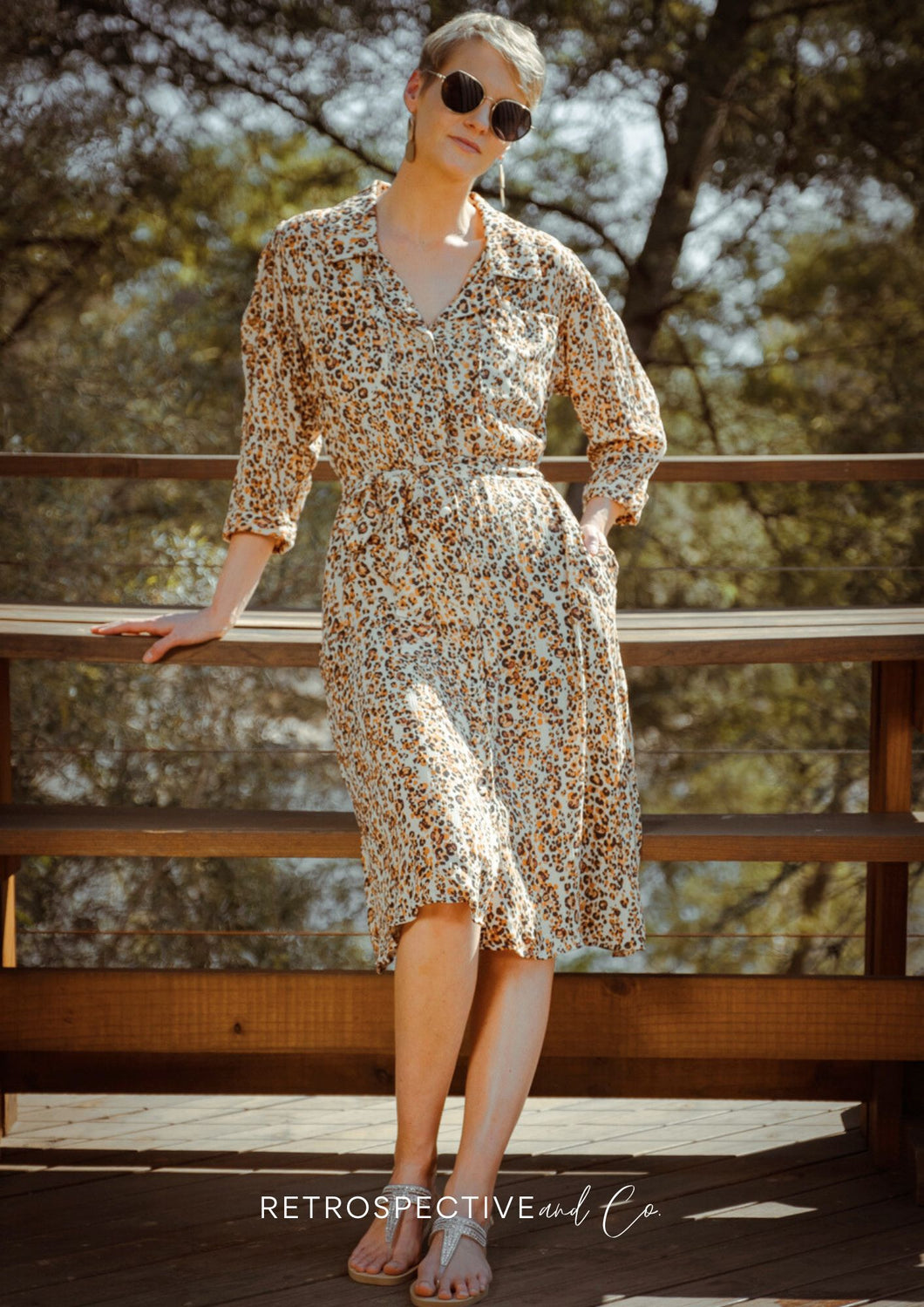 Elani Shirt Dress [leopard]