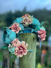 Load image into Gallery viewer, Into the Blue Flower Crown [Large]
