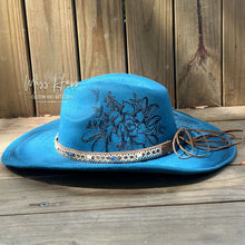 Load image into Gallery viewer, Suedette Stetson [Teal]

