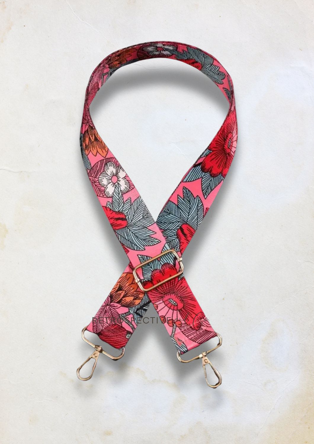 Blossom Bag strap [pink/floral]