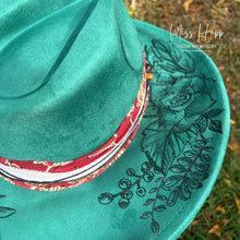 Load image into Gallery viewer, Suedette Stetson [Emerald]
