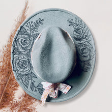 Load image into Gallery viewer, Lilly Rose Western Fedora [Grey]
