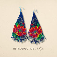 Load image into Gallery viewer, Beaded floral Drop earrings [Multi]
