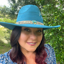 Load image into Gallery viewer, Suedette Stetson [Teal]
