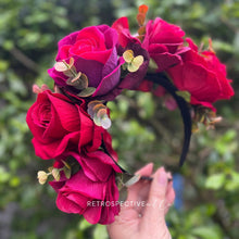 Load image into Gallery viewer, Nocturne Rose Flower crown [Large]
