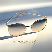 Load image into Gallery viewer, Taylor Catseye Sunglasses [Black/gold]
