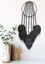Load image into Gallery viewer, Macrame Nola Leaf Wall Hanging [Grey]
