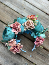 Load image into Gallery viewer, Into the Blue Flower Crown [Large]
