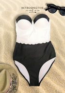 Skye Two tone  Full suit [Black/White] XLarge