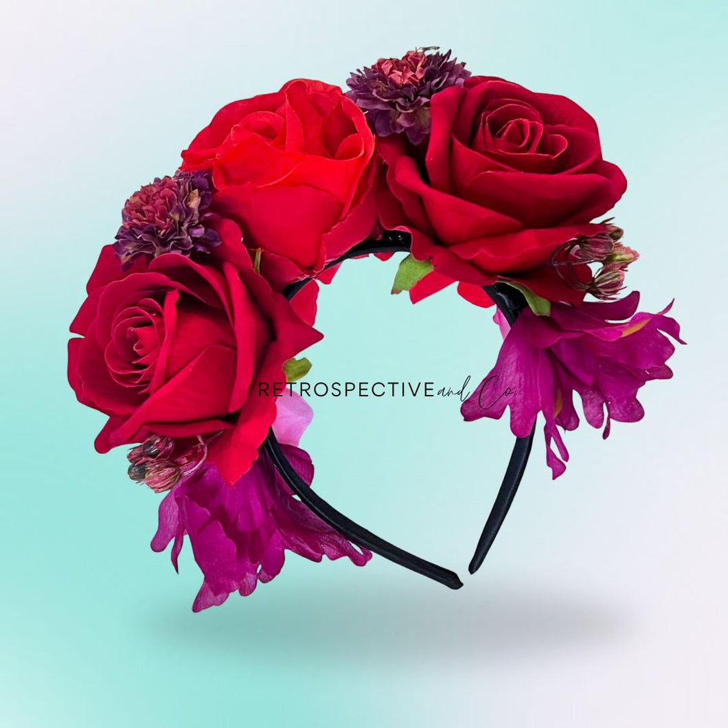 Jewel Rose Flower crown [Large]