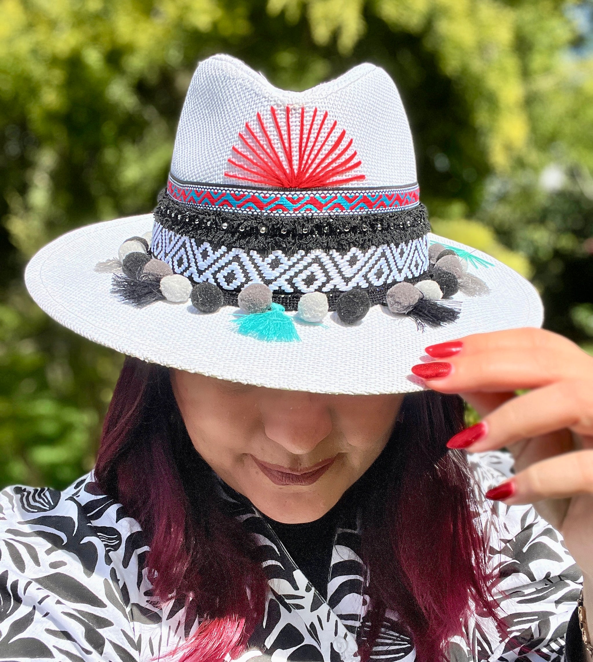 Malagas Panama Hat [white] – Red Hot Blue Design T/A Retrospective