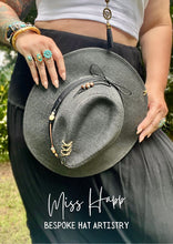Load image into Gallery viewer, Helios Panama Hat [black]
