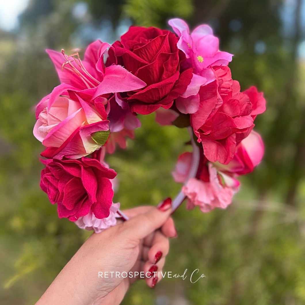 Dianthe Pinks Flower crown [Large]