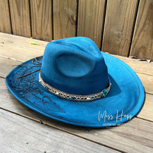 Load image into Gallery viewer, Suedette Stetson [Teal]

