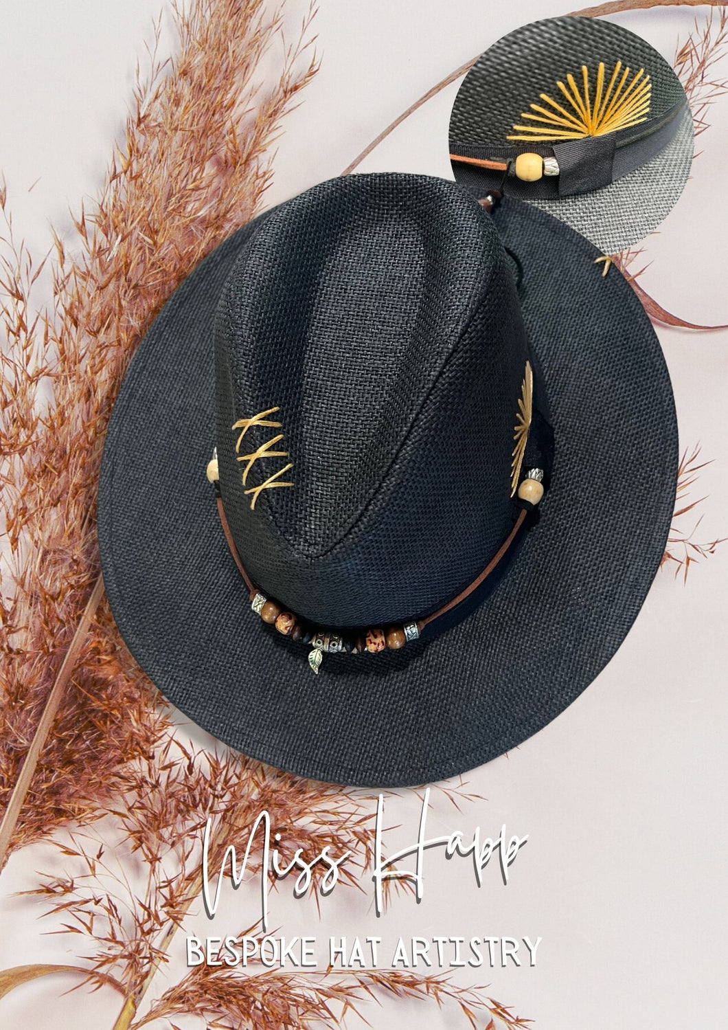 Helios Panama Hat [black]