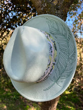 Load image into Gallery viewer, Kaye Feather Fedora [Mint]
