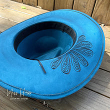 Load image into Gallery viewer, Suedette Stetson [Teal]
