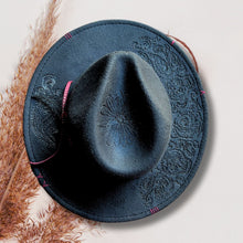 Load image into Gallery viewer, Day of the Dead Fedora [Black]
