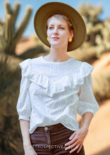 Load image into Gallery viewer, Maeve Embroidery Anglaise blouse [White]
