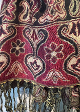 Load image into Gallery viewer, Samantha Boho wrap scarf [Burgundy/multi]
