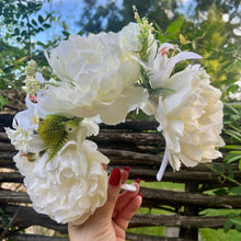 Load image into Gallery viewer, Blanca Flora Flower Crown [Large]
