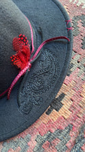 Load image into Gallery viewer, Day of the Dead Fedora [Black]
