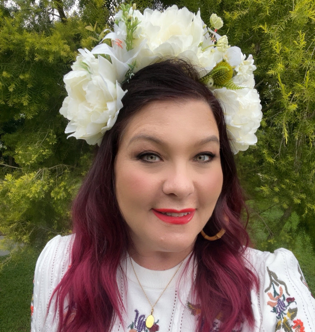 Blanca Flora Flower Crown [Large]