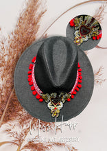 Load image into Gallery viewer, Matador sacred heart Panama Hat [black]
