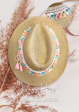 Load image into Gallery viewer, Boho pastel Panama Hat [sand]
