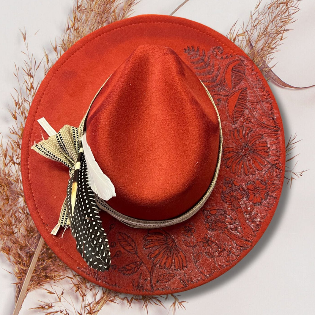 Botanical Mushroom Fedora [Paprika]