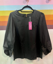 Load image into Gallery viewer, Tia Balloon sleeve Blouse [Black]
