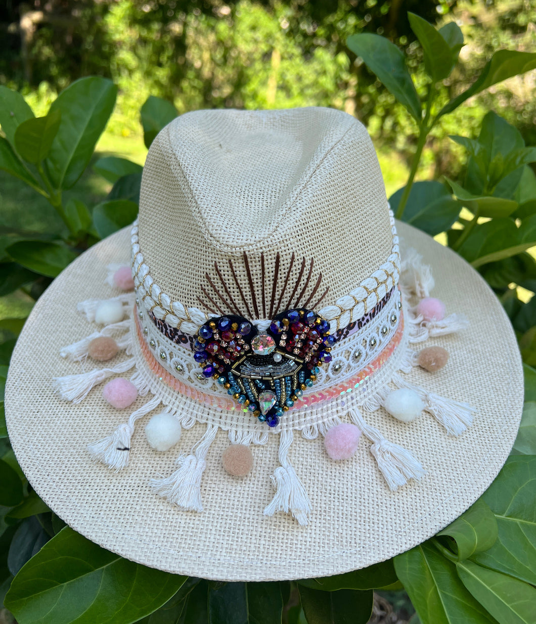 Sacred Heart Panama Hat [cream]