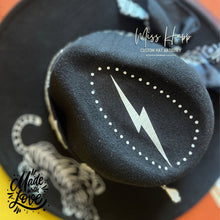 Load image into Gallery viewer, Dark Boho Tiger Fedora [Black]
