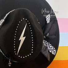 Load image into Gallery viewer, Dark Boho Tiger Fedora [Black]
