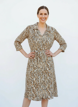 Load image into Gallery viewer, Elani Shirt Dress [leopard]
