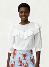Load image into Gallery viewer, Maeve Embroidery Anglaise blouse [White] SMALL
