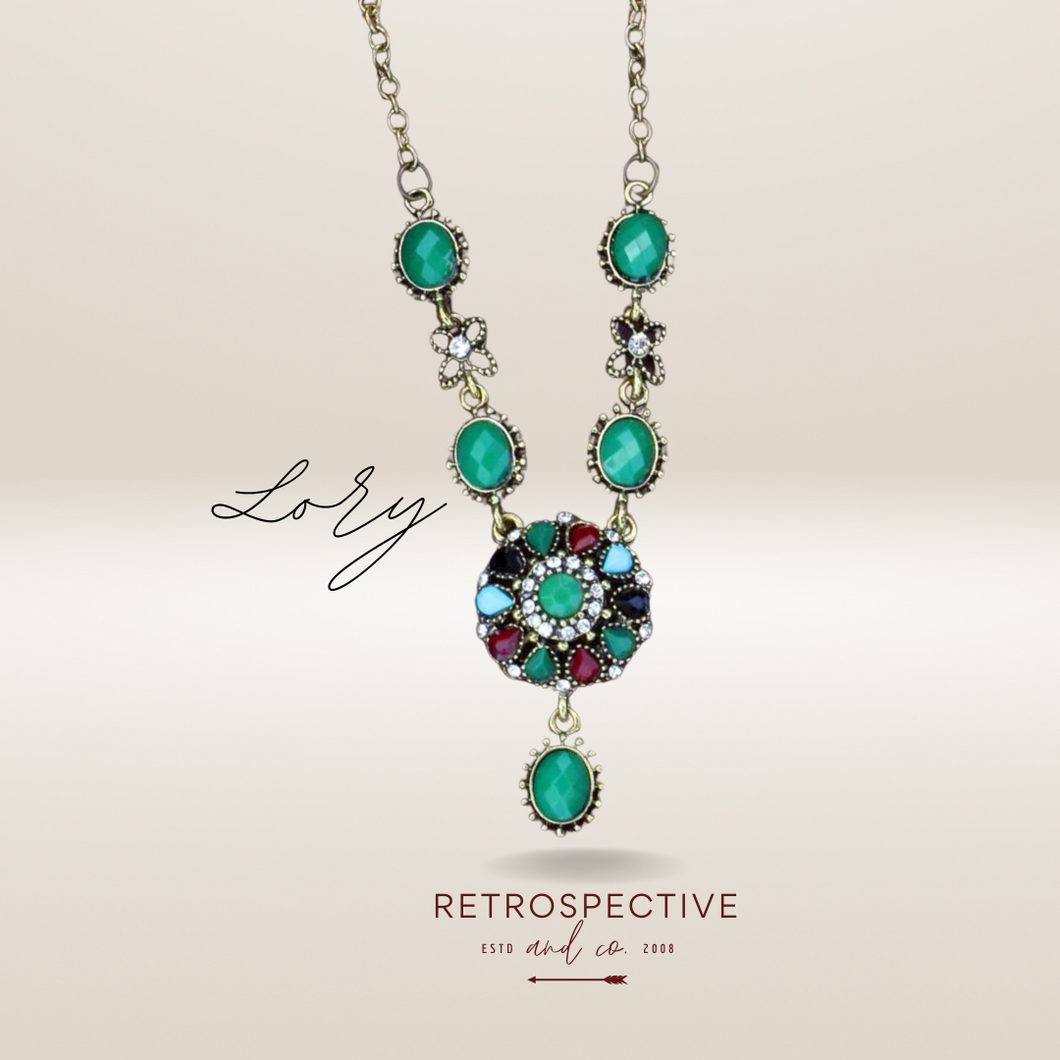 Lory jewelled necklace [Multi]