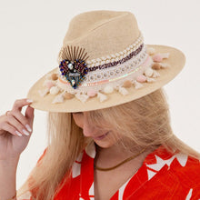 Load image into Gallery viewer, Sacred Heart Panama Hat [cream]
