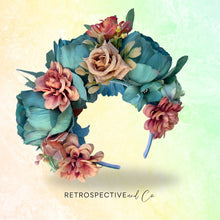 Load image into Gallery viewer, Into the Blue Flower Crown [Large]
