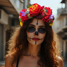 Load image into Gallery viewer, Day of the Dead Sugar Skull Crown [Large]
