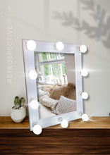 Load image into Gallery viewer, White Hollywood Beauty Mirror [Small]
