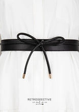 Load image into Gallery viewer, Narrow wrap Belt [Black]
