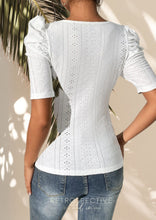 Load image into Gallery viewer, Eve Puff Sleeve Blouse [White] XLarge
