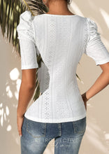 Load image into Gallery viewer, Eve Puff Sleeve Blouse [White]
