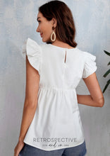 Load image into Gallery viewer, Taite Embroidered Folk Smock [White] Medium
