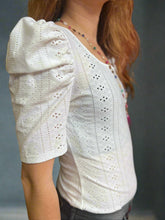 Load image into Gallery viewer, Eve Puff Sleeve Blouse [White] XLarge
