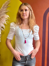 Load image into Gallery viewer, Eve Puff Sleeve Blouse [White] XLarge
