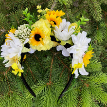 Load image into Gallery viewer, Sunflower Flower Crown
